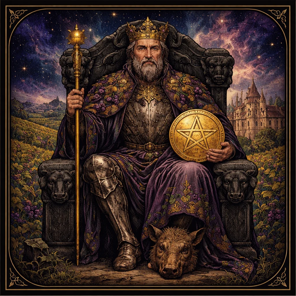 King of Pentacles Tarot Card Meaning