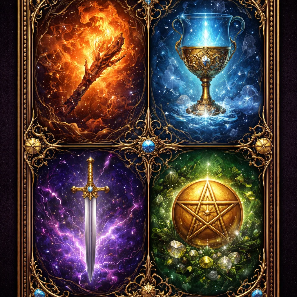The Four Tarot Suits Explained